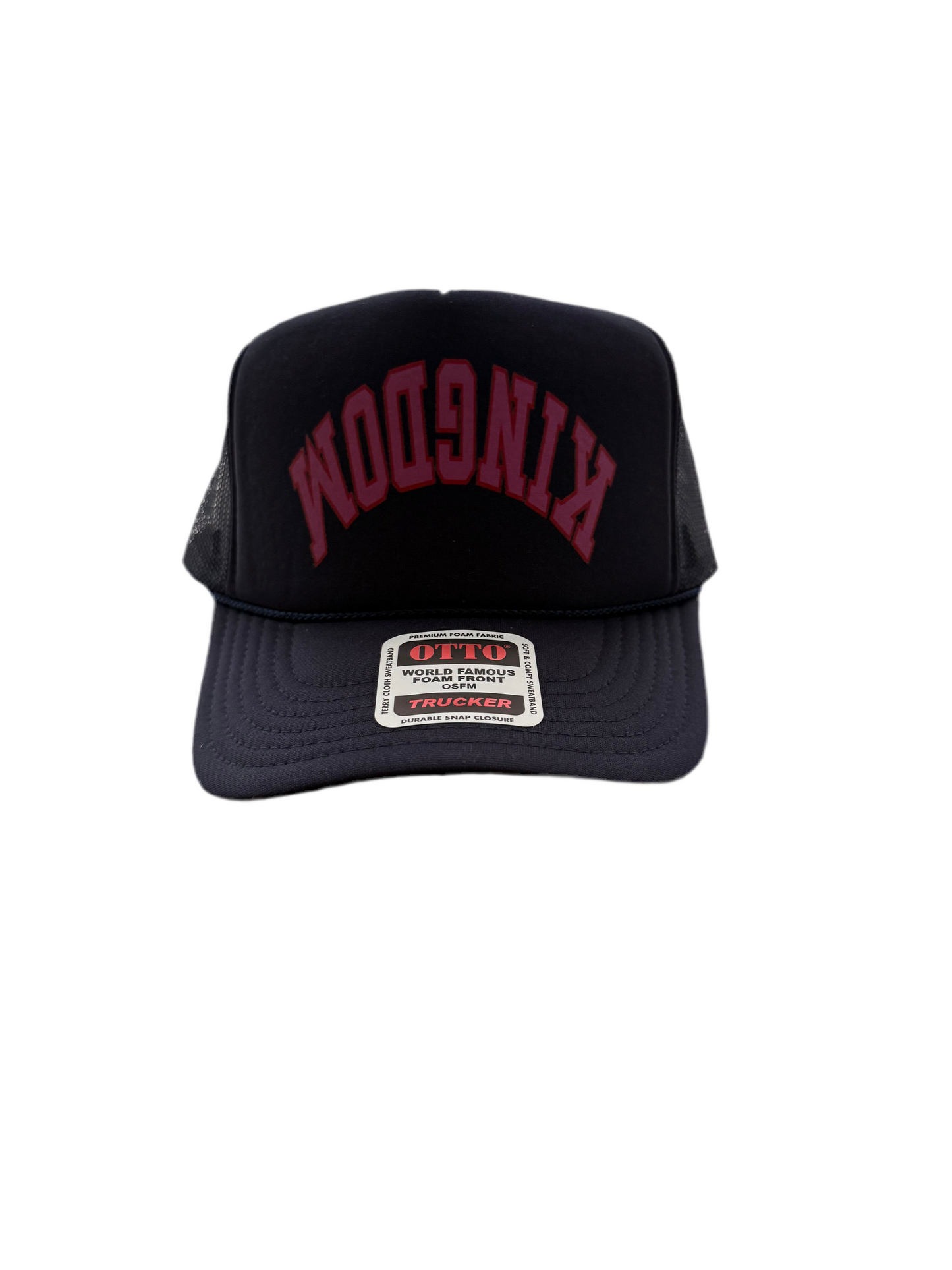 Navy upside down KINGDOM hat