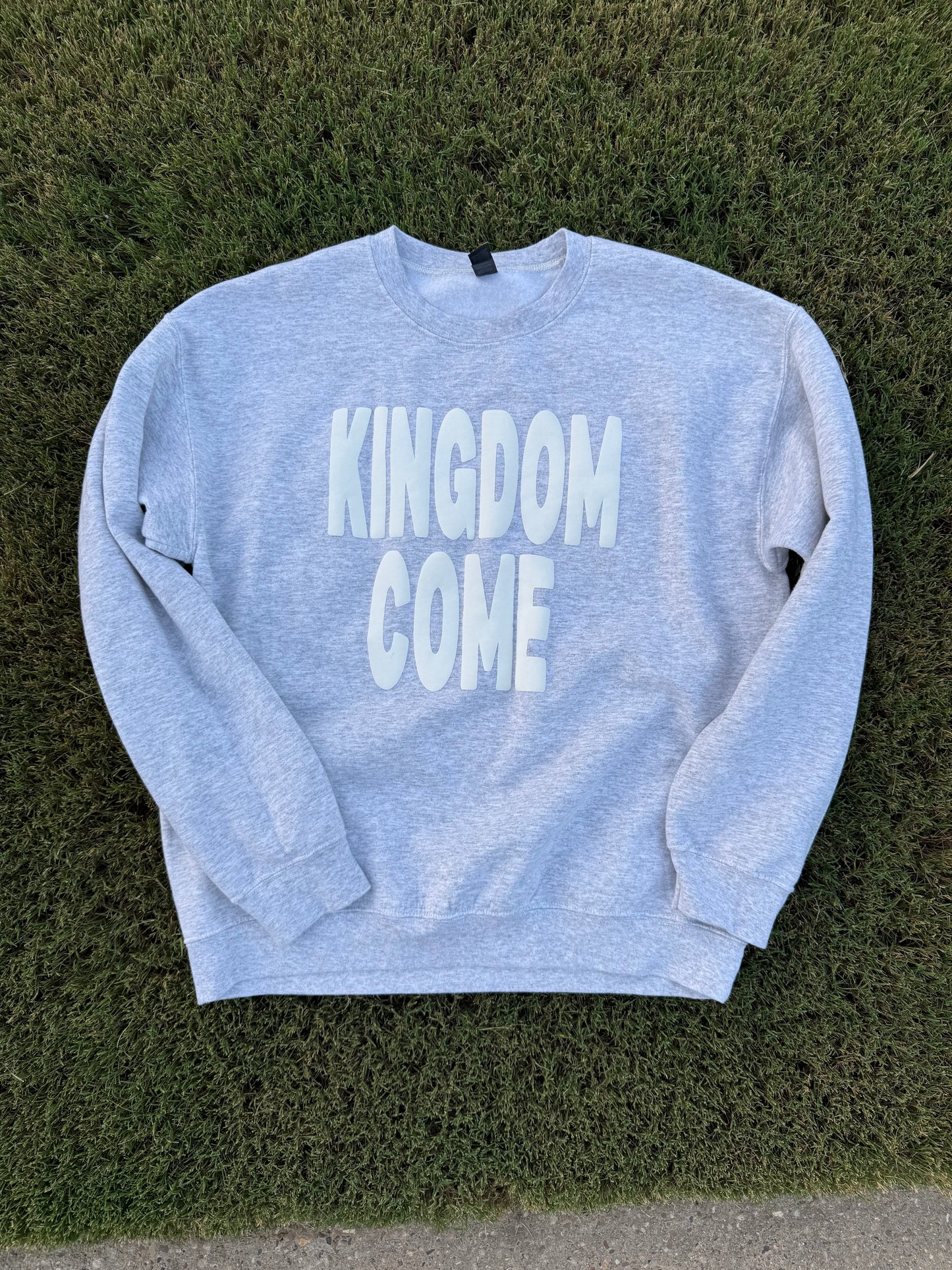 Ash Gray w/ white print